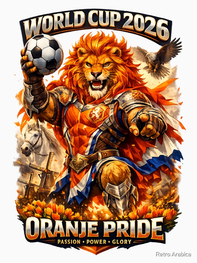 Oranje Pride World Cup Warriors by Retro Arabica