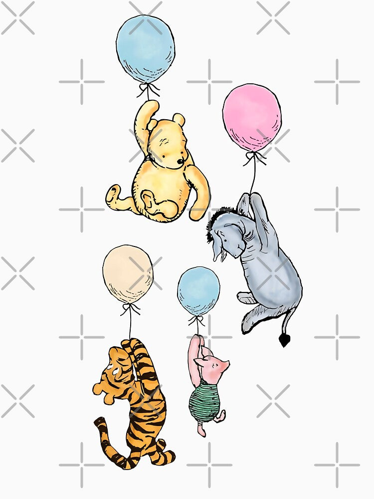 Winnie and Friends Balloon Adventure by ColorFlowArt