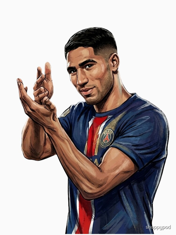 Achraf Hakimi by shoppypod