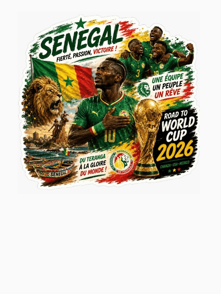 Senegal's Golden Journey to World Cup 2026 by Pixanova