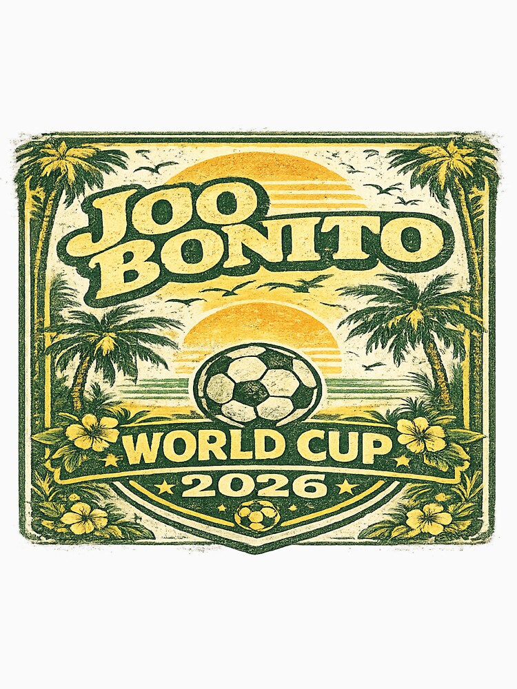 Jogo Bonito World Cup 2026 Retro Vintage Football Fan T-Shirt by ArthUpscale