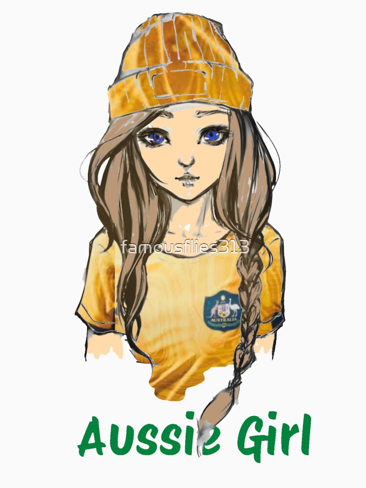 Aussie Girl Soccer Fan by famousflies313