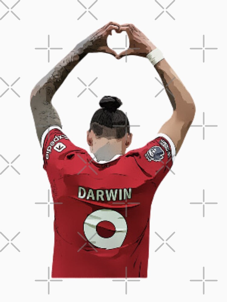 Darwin Nunez Heart Celebration by ijdesigns