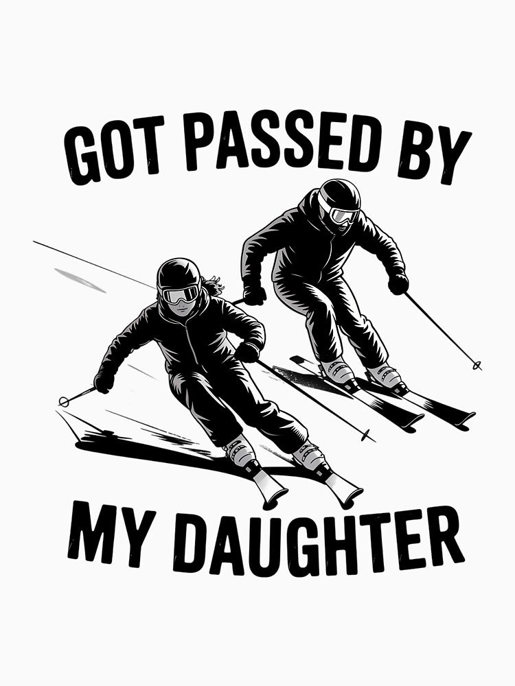 Got Passed by My Daughter Funny Skiing by ValerieRodrigue