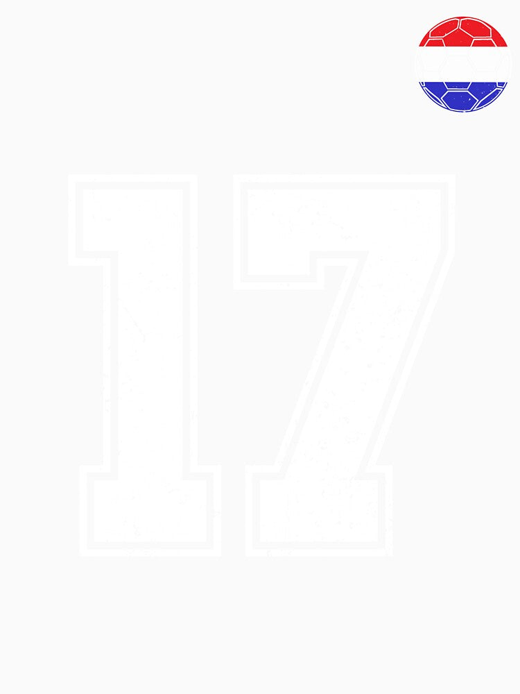 Netherlands Soccer Number 17 Vintage Sports Fan by LiviuGligoros