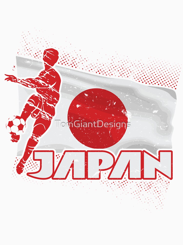 Football Soccer Japan Flag by TomGiantDesigns