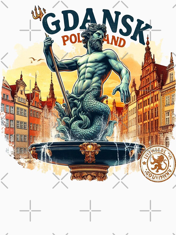 Gdansk Poland Travel Art by erkinmaddison