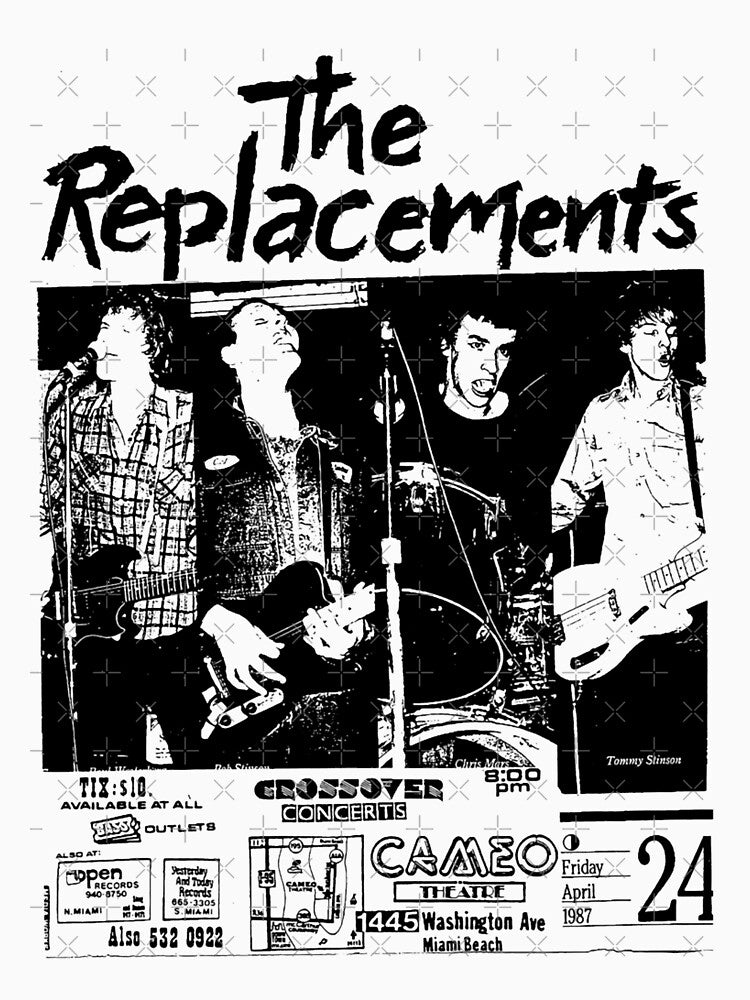 Vintage The Replacements Concert Graphic Music Art by ThereseKund