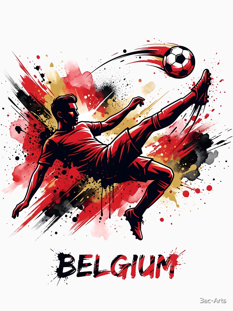 Red Devils Spirit Soccer Shirt | Iconic Belgium Football Colors Tee | Fan Pride Gift by 3ac-Arts