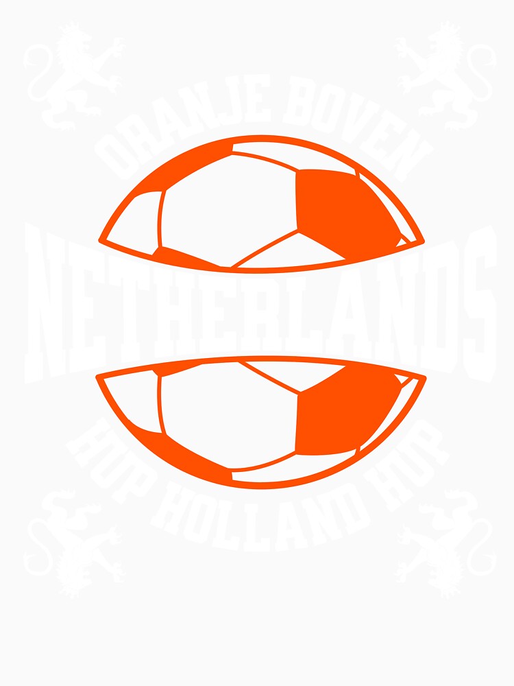 Netherlands Soccer Oranje Boven Hup Holland Hup Football Fan Design by Abaseen