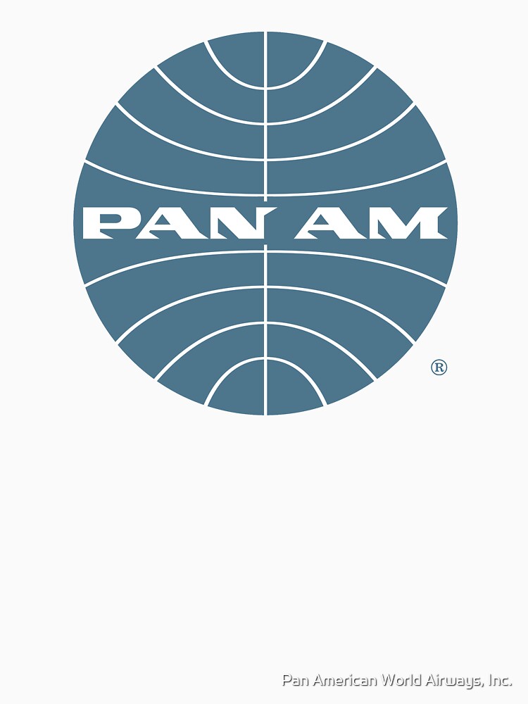 Pan Am Early 1950s Globe Thin Frame Inverted by Pan American World Airways, Inc.