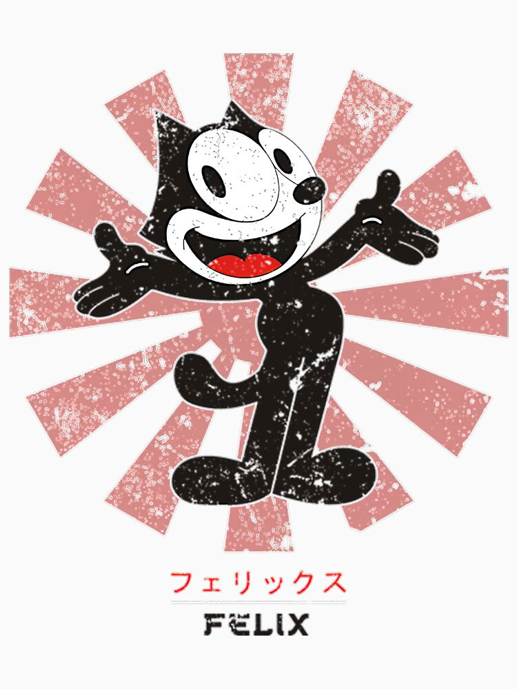 Cat Retro Japanese by AlanaRowe