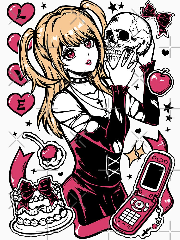 Gothic girl aesthetic by PanchiArt