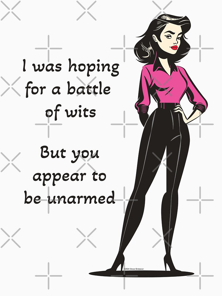She's a Sharp Wit, Come prepared! by Cleverist1