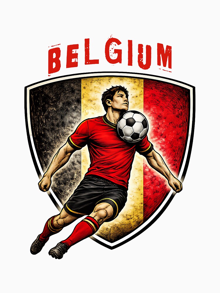 Belgium - 2026 Futbol Retro Style by Tee Nook