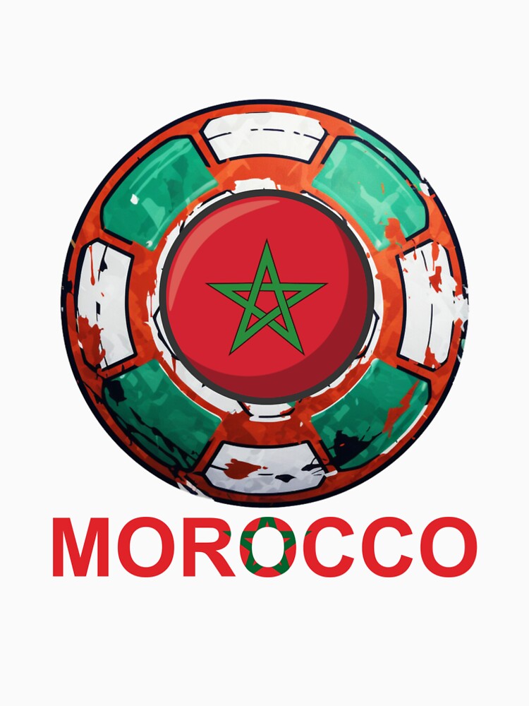 i love soccer, morocco team by MarwenLabShop