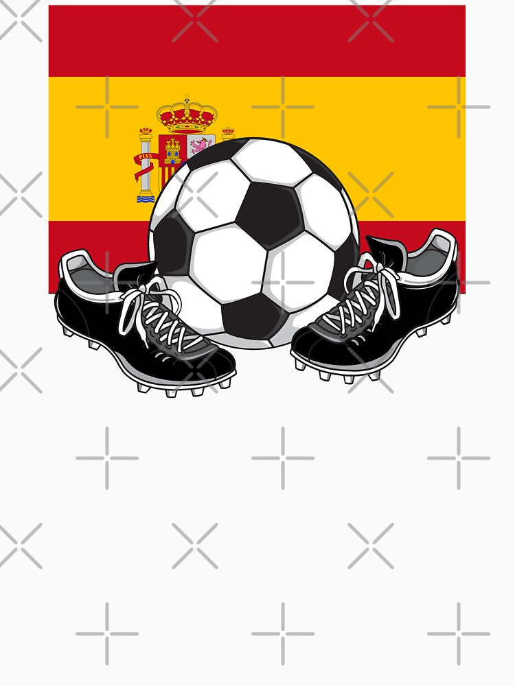 SPAIN FOOTBALL SOCCER FLAG by SportsT-Shirts