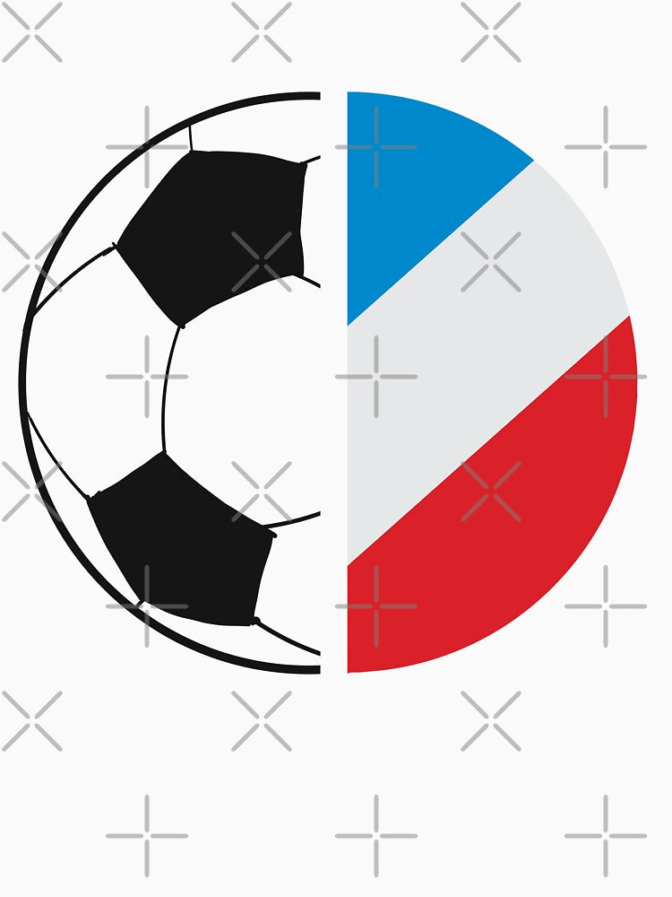 Funny Soccer Design With Frensh Flag For Soccer And Futsal Lovers by awesomedraw