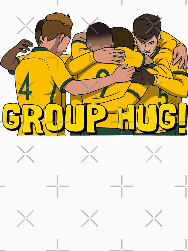 Australia Soccer Group Hug by clintang