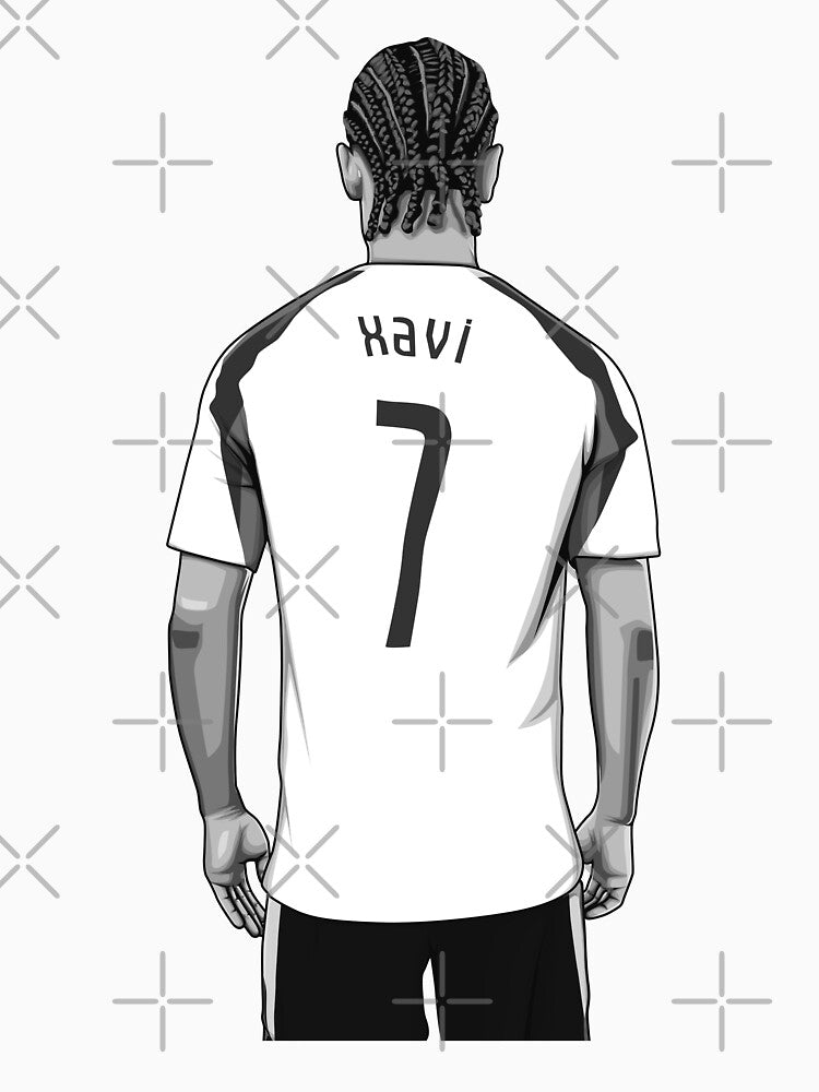 Xavi Simons Black and White Version by Aldduardo