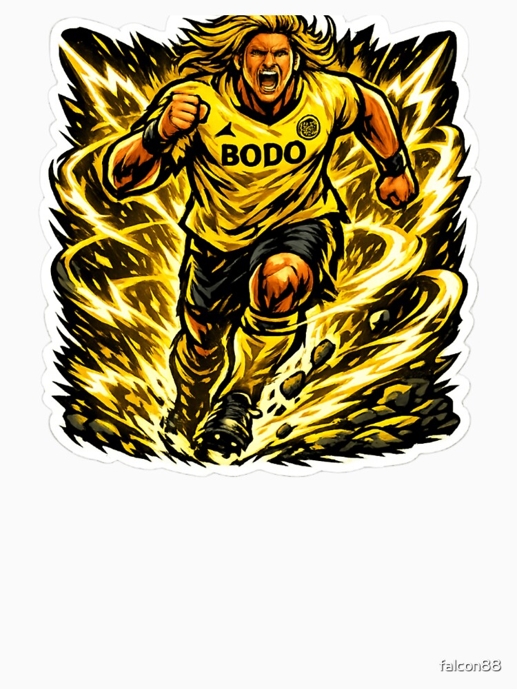 BODO Yellow Storm Football Sticker by Imaginarium of Chaos falcon88
