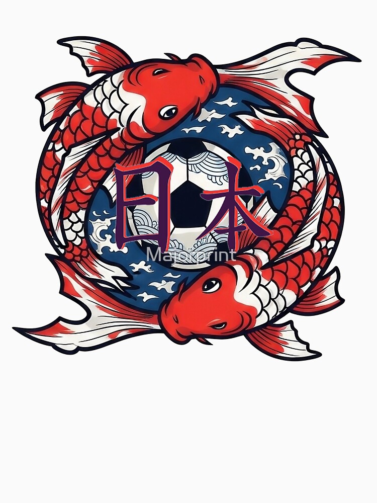 Nippon Football Ukiyo-e Style by Majorprint
