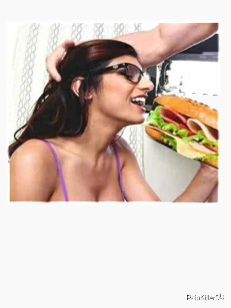 Mia Khalifa having lunch by PainKiller94