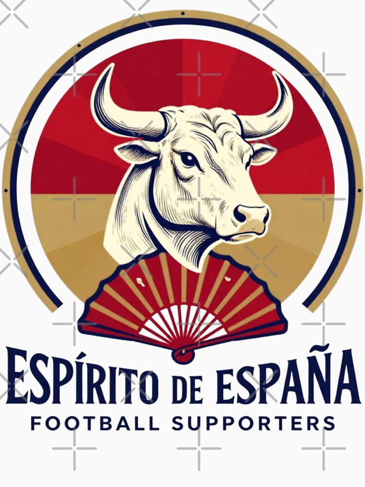 Spain Supporters – Espíritu de España Football Fan Badge by Inner Flame Studio