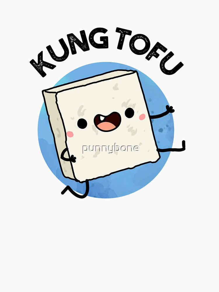 Kung Tofu Funny Food Tofu Puns by punnybone