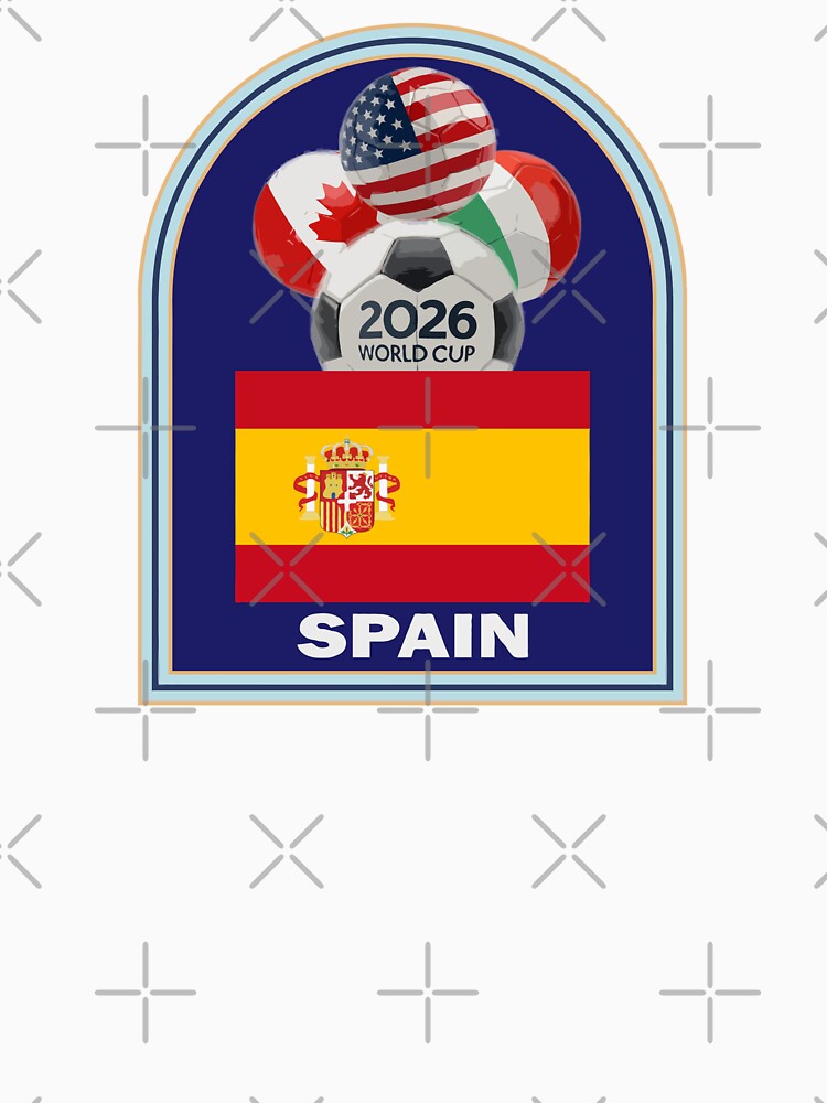 Spain 2026 Soccer T-shirt by benchpod47