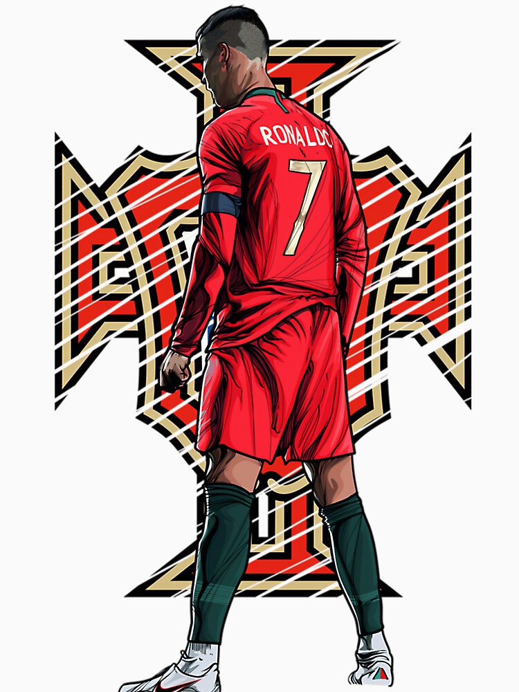 Portugal Ronaldo No.7 Artwork For Soccer Fans, Gift For Football Supporters by kessamggomezo