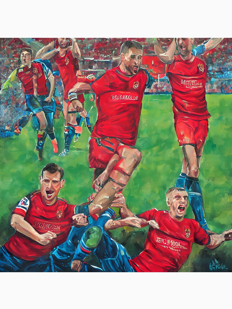 Wrexham AFC "Celebration" Painting by Nayith10
