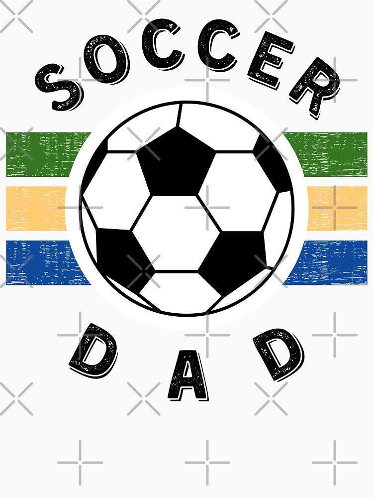 Soccer Dad/ Sports Dad/ Dad Life- White by Designs By YL