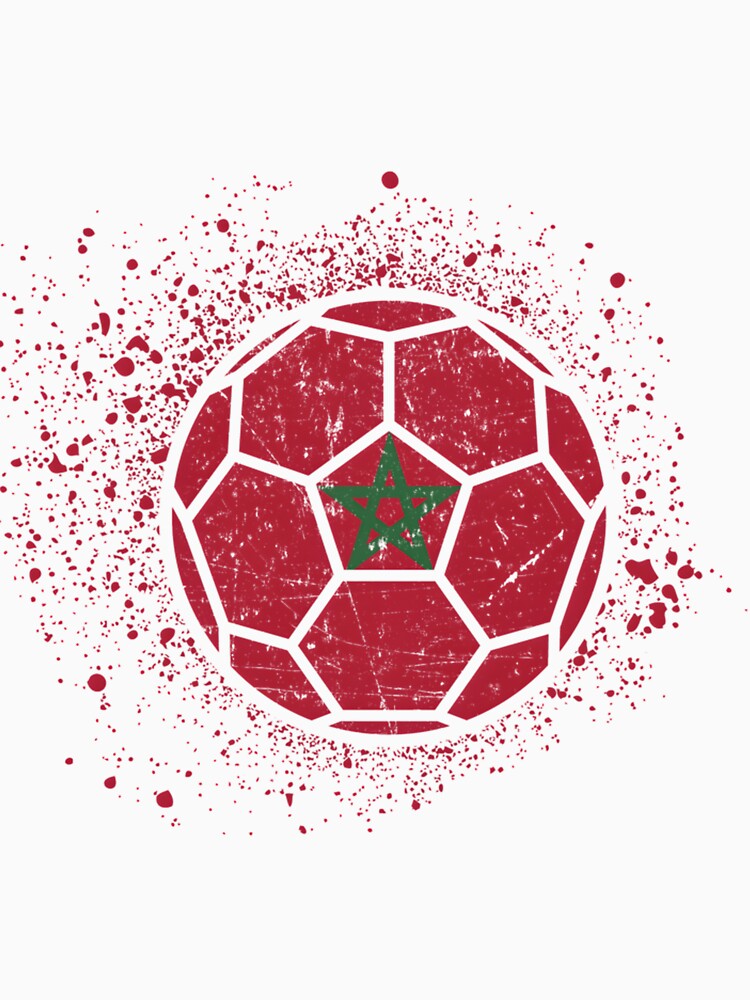 Morocco Fans Morocco Flag World Soccer Jersey Football  Classic by jessiacobakyr