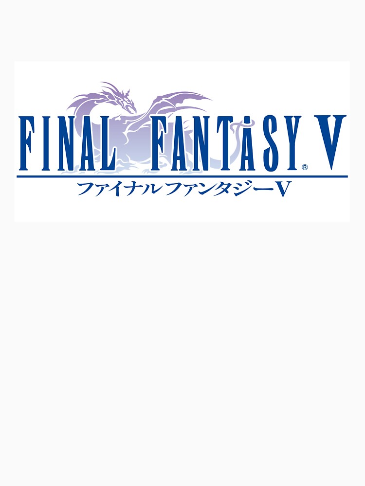Final Fantasy V Logo Print by Icedcream