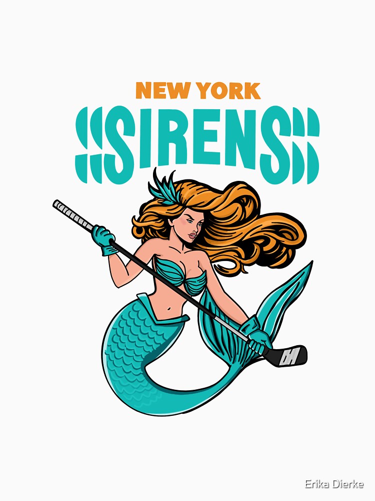 New York Sirens Siren PWHL logo by Erika Dee