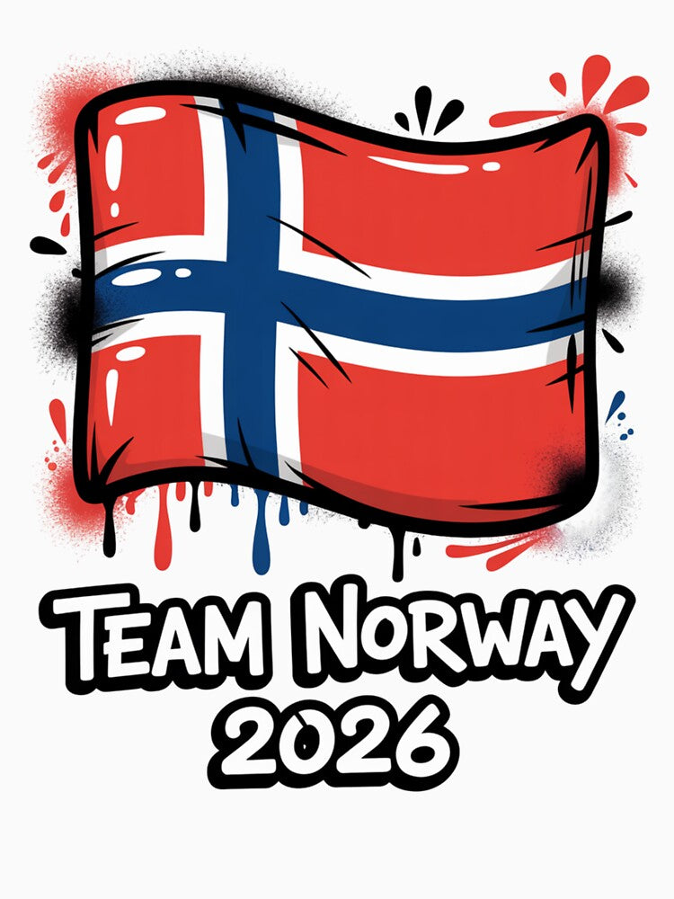 Team Norway 2026  Soccer Fan T-Shirt V6 by DBWStudios