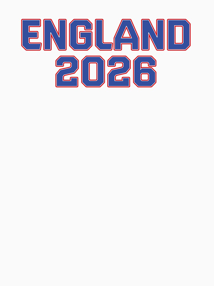 England 2026 World Cup (Blue with White & Red Outline) by STUDIO-72