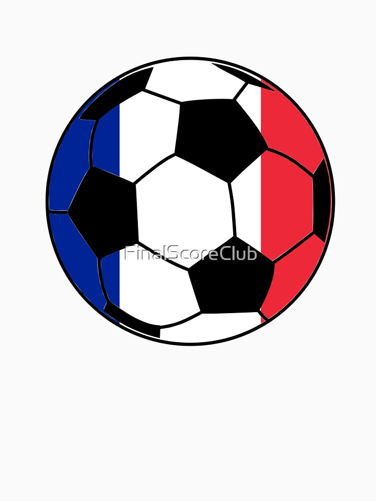 France Flag Soccer Ball by FinalScoreClub