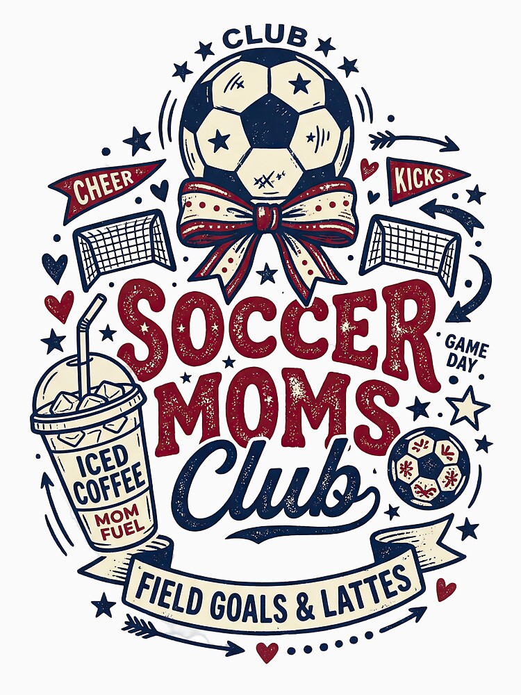Soccer Mom Club – Game Day Mom Fuel Shirt by PlumArtDesign