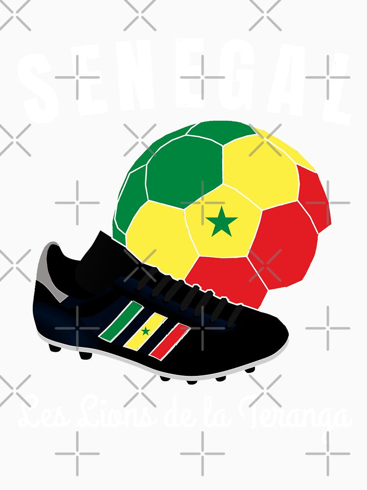 Soccer Senegal Cool Senegalese Football Team Men Women T-Shirt by BCNDesign