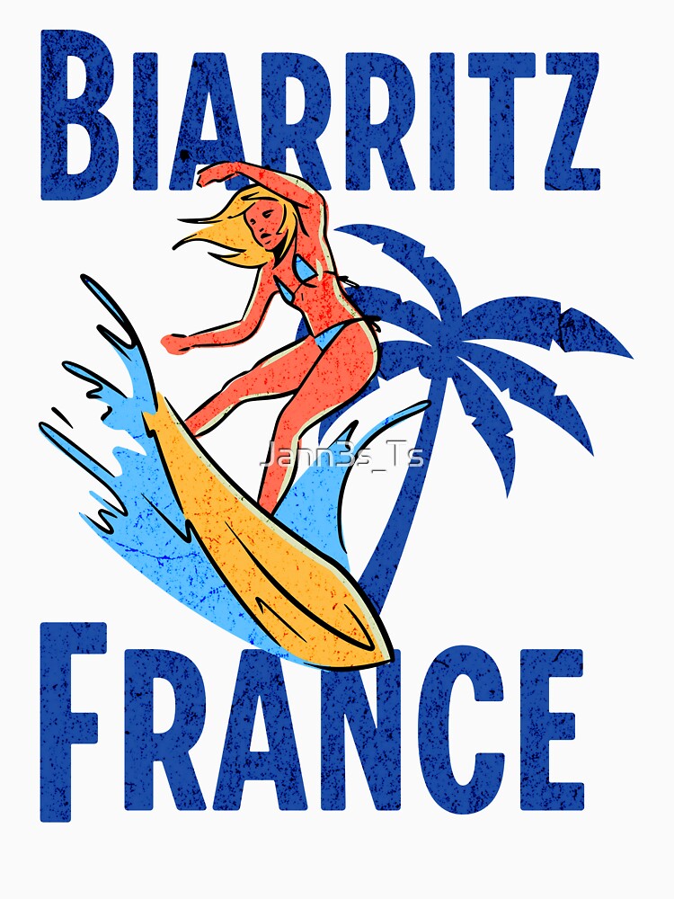 Biarritz France surfer girl by Jann3s_Ts