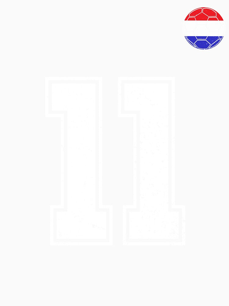 Netherlands Soccer Number 11 Vintage Sports Fan by LiviuGligoros