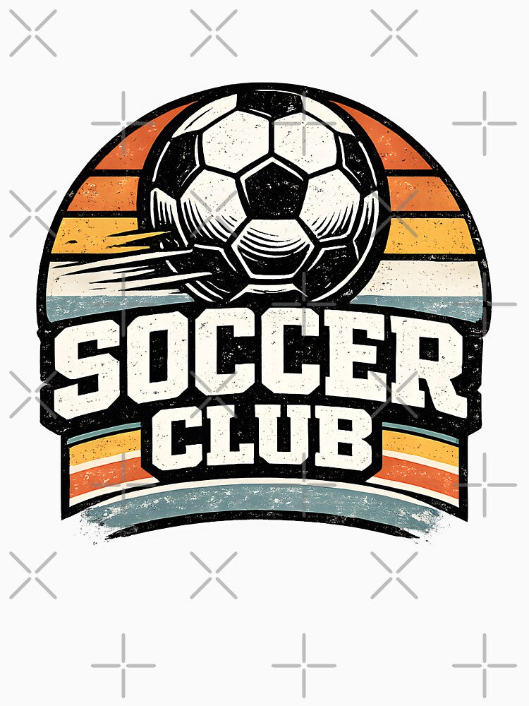 Vintage Soccer Club Retro Soccer Fan T-Shirt by DREAMBURN™