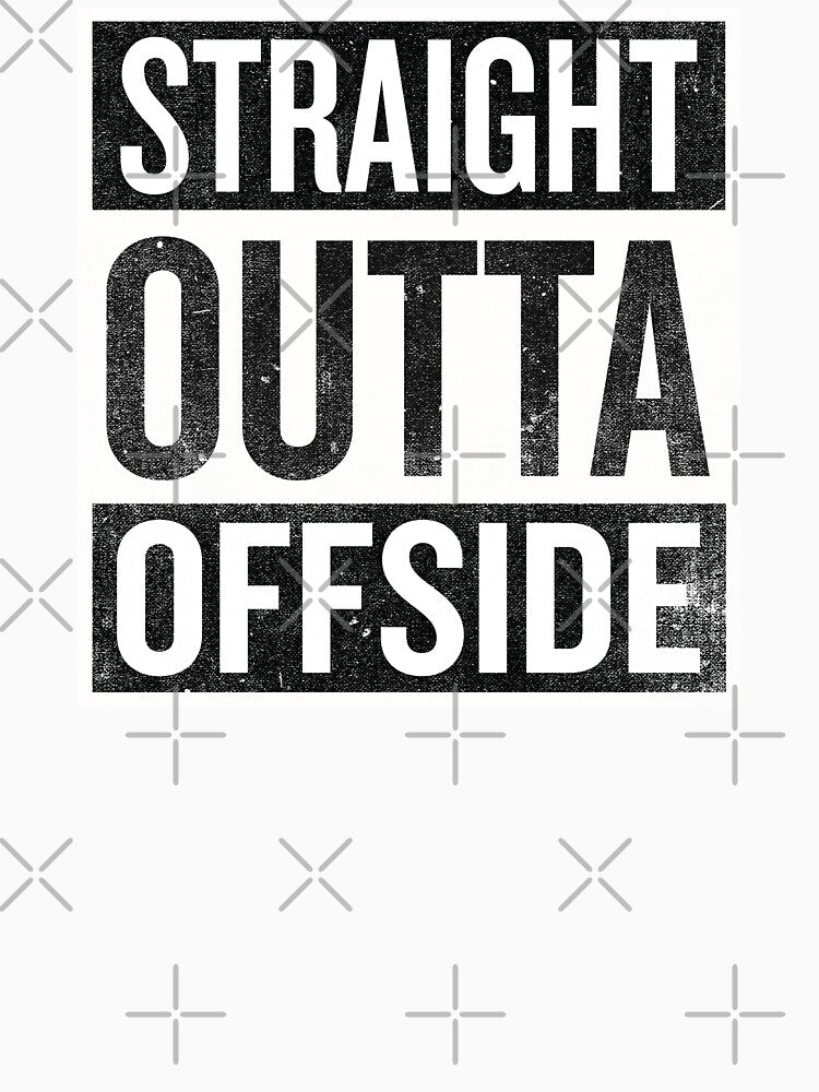 Straight Outta Offside - funny soccer by Numero14