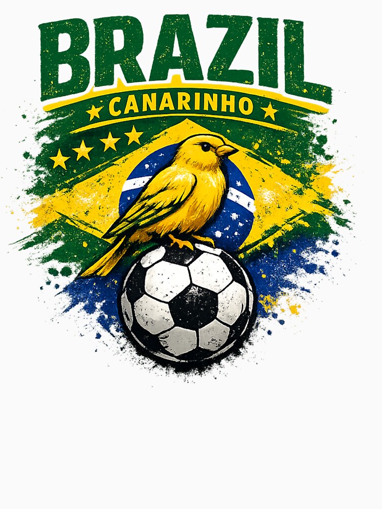 Brazil Canarinho Football Fan Design by EMYWAMZGLOBAL