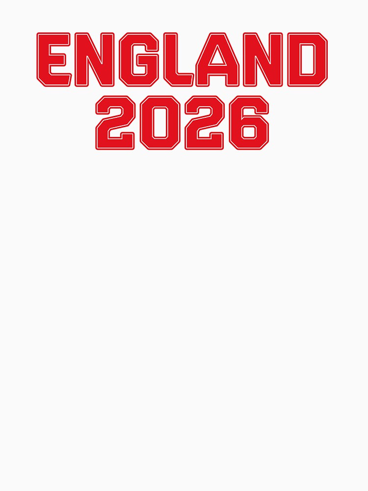 England 2026 World Cup (Red with Red Outline) by STUDIO-72