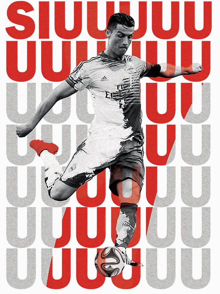 Goal Celebration SIU Quote Design For Soccer Fans, Gift For Football Lovers by JeffreyMusgrave