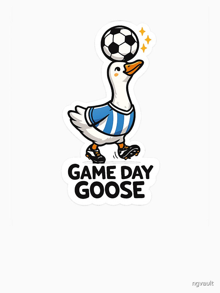 Game Day Goose Soccer Sticker by ngvault