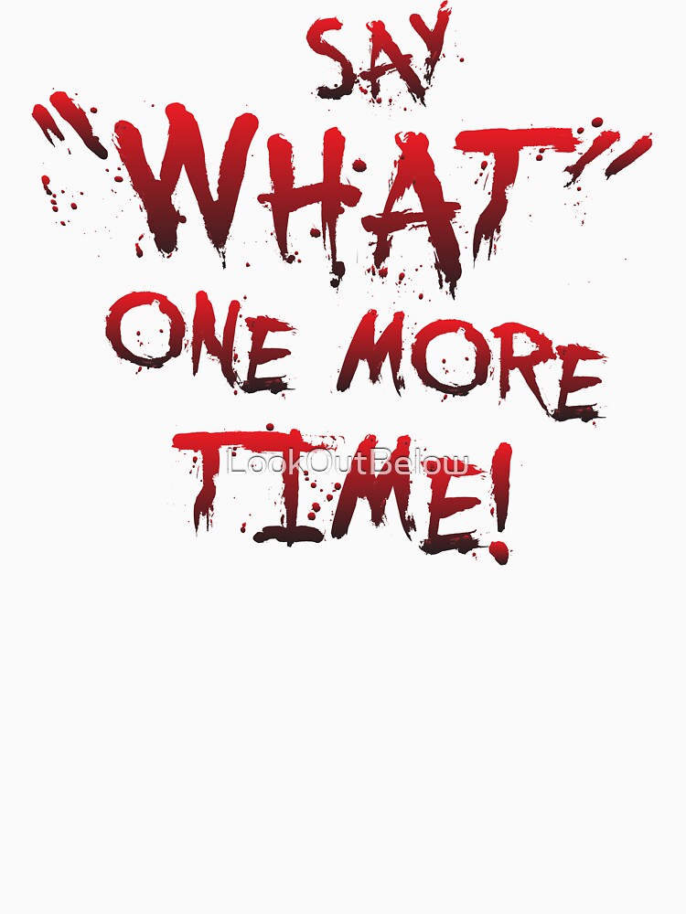 Say "What" One More Time! Pulp Fiction Typography by LookOutBelow